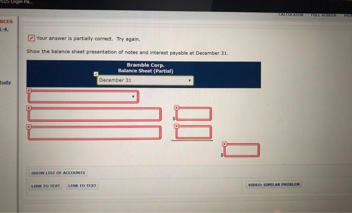Interest Expense. (Post entries in the order of journal entries presented in