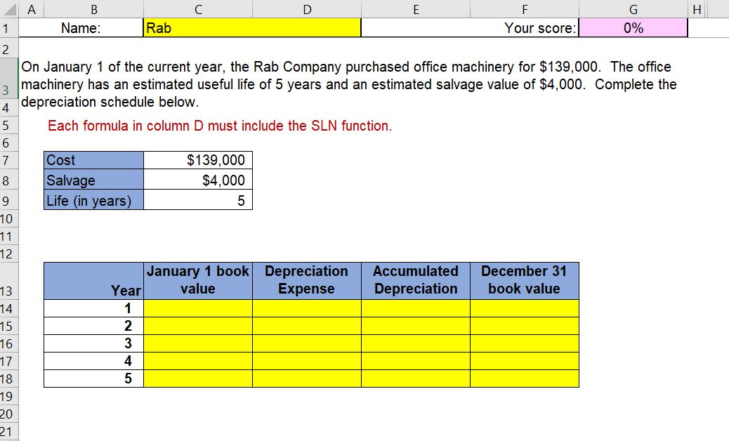 to solve it. F M 18 A D E G H 1