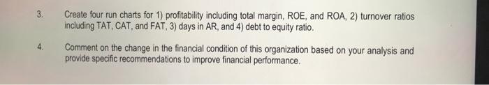 answer questions 3 & 4 please! Create four run charts for 1)