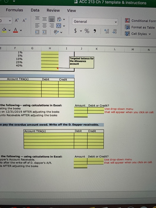 NR on 12/31/2019 6 Balance of Allowance for Doubtful Accounts on 12/31/2019