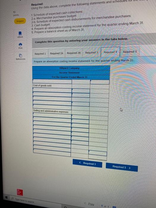 showed the following account balances Cash Accounts receivable Inventory Building and equipment