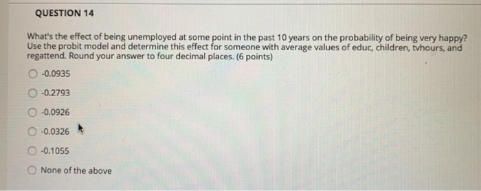 Probit regression Number of obs Wald chi2 (5) Prob > chi2 Pseudo