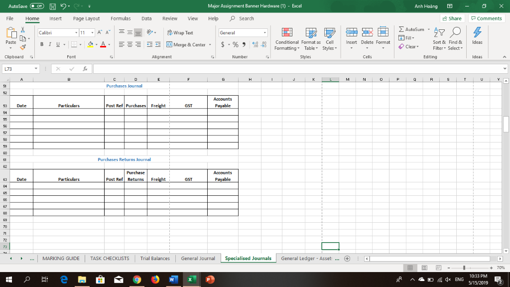 2019, and John has asked if you would take the role of