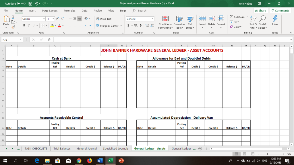 accountant to prepare his accounting records, process transactions for June, and finalise