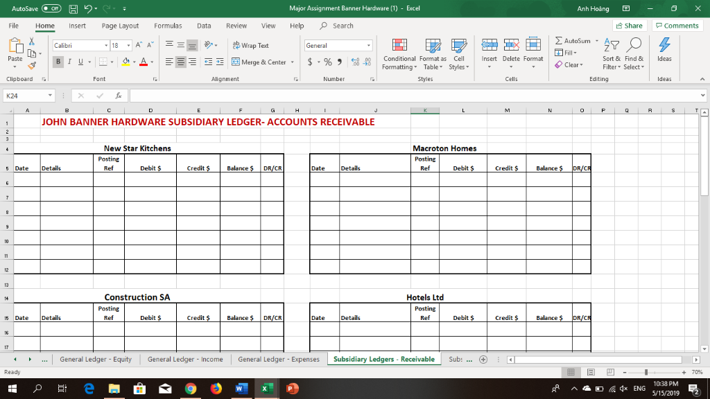 fies contain the General Journal. General Ledger Accounts Rceable Accounts Payabie tth