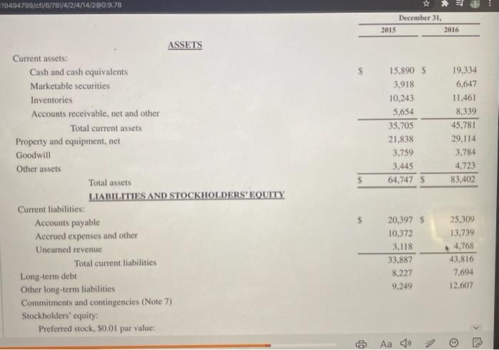 compute free cash flow for each company for the most recent year