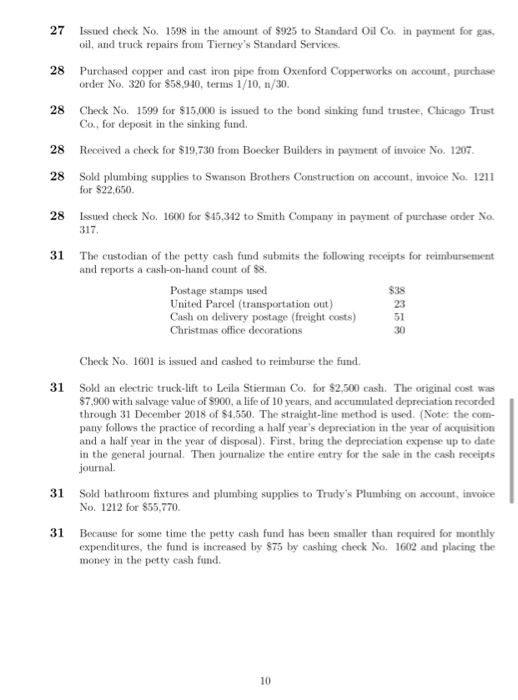 with financial information to set prices and monitor and control operations. Rockford