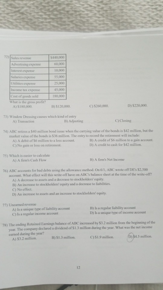 Credit Cash $1,750 C) Credit Additional Paid in Capital $350 B) Credit