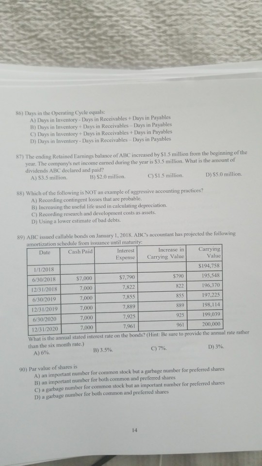 of inventory are in the factory? A) 1 B) 2 D) 0