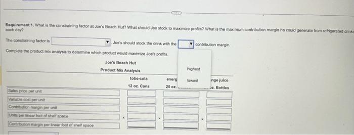 five 12 -ounce cans or three 20 -ounce plastic or glass bottles.