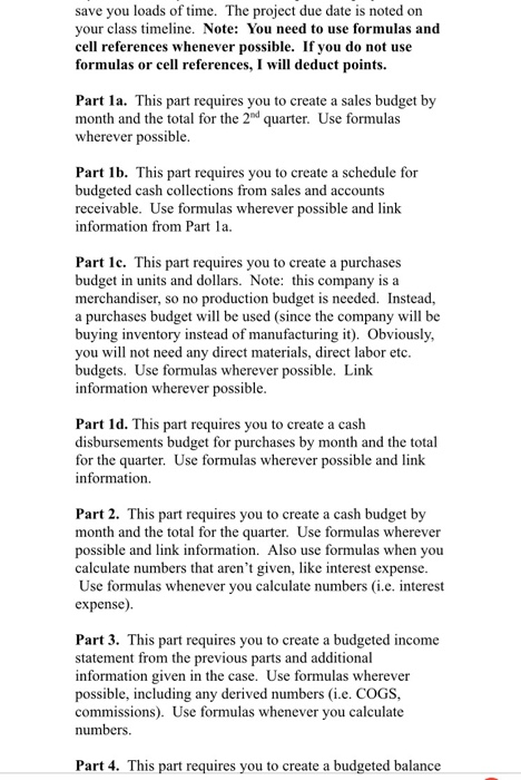  Please do 1a and 1b and show how you got each