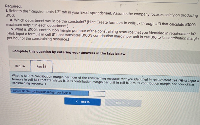 products: Estimated customer demand (in units) Selling price per unit Variable expenses