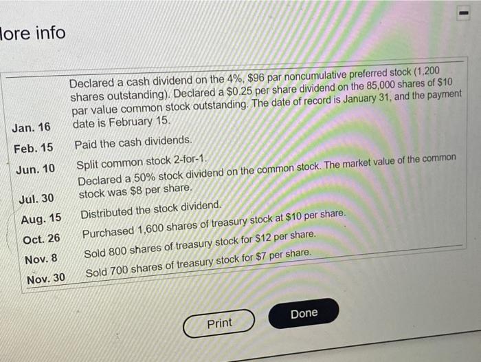 The market value of the common stock was $8 per share Date