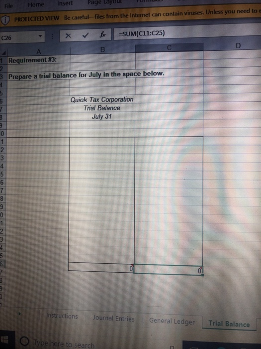 Statements Requirement 8-Prepare the Closing Entries Requirement 9-Post Adjusting Entries Adjusted Trial