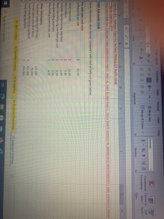  Data Formulas Review View Help Page Layout General 12 ilili Wrap