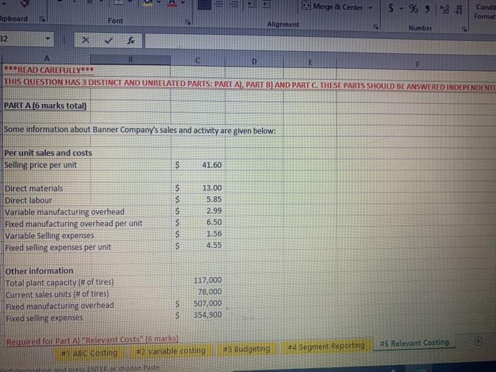 unit 5 Variable Selling expenses Fored selling expenses per unit SUS 13.00