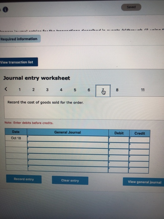 the gross method) On October 11, 20 golf shirts were returned to