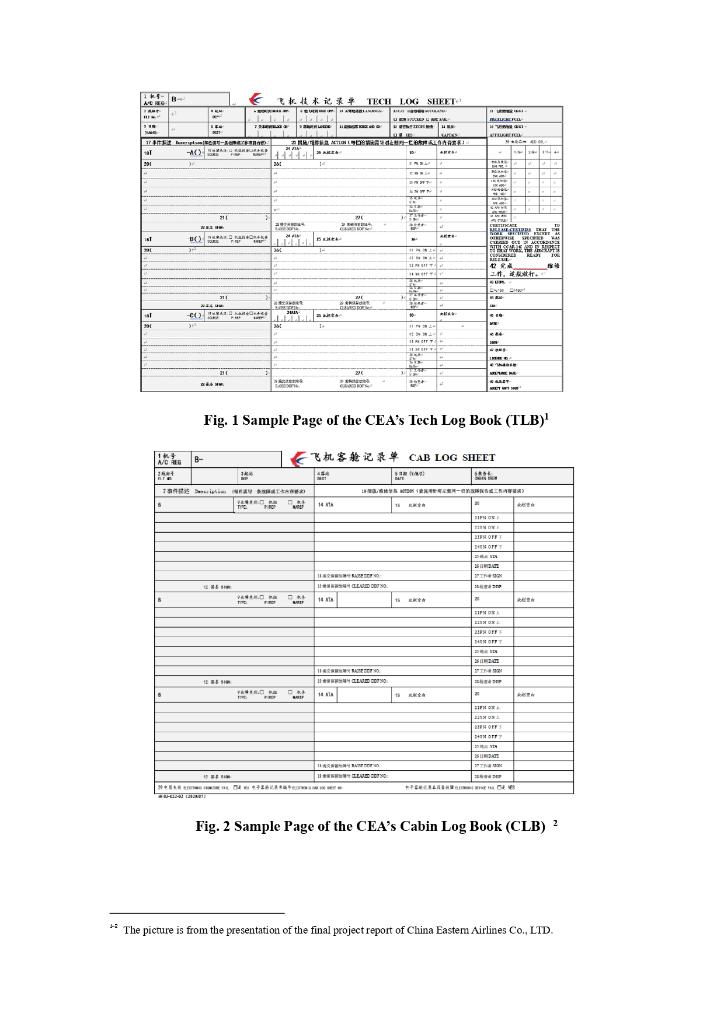 Process of China Eastern Airlines' Electronic Log Boo k1 Abstract: As one