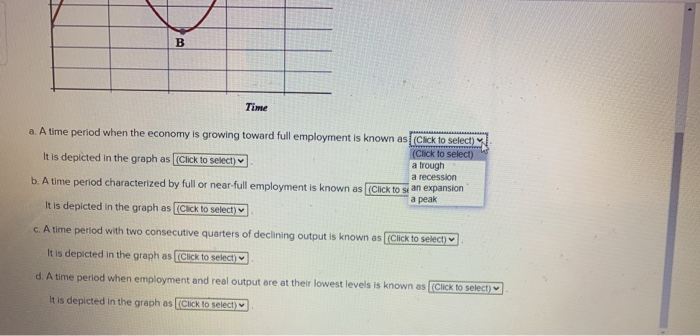 toward full employment is known as (Click to select) B Time a.