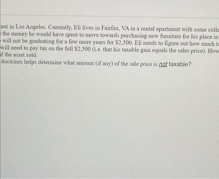 please answer those. thank you Manu Question 5 1 points Eli has
