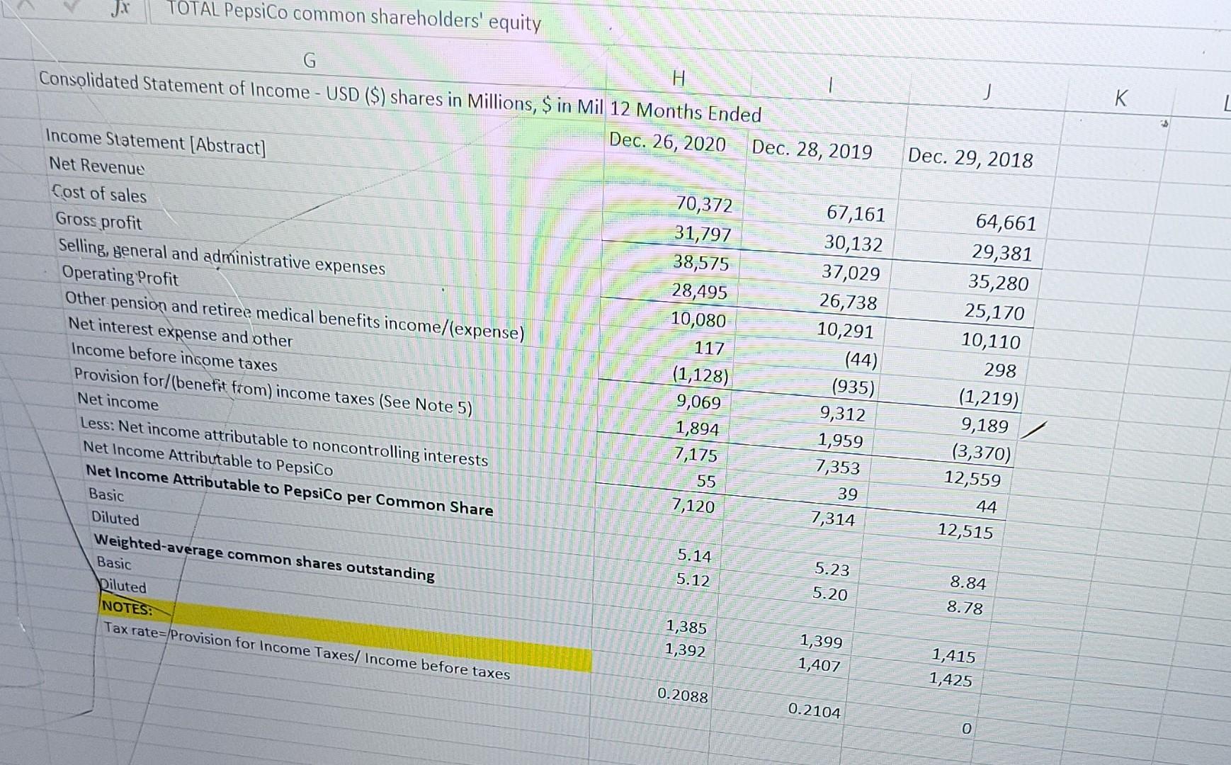Inc. for you - all you need to do is calculate the
