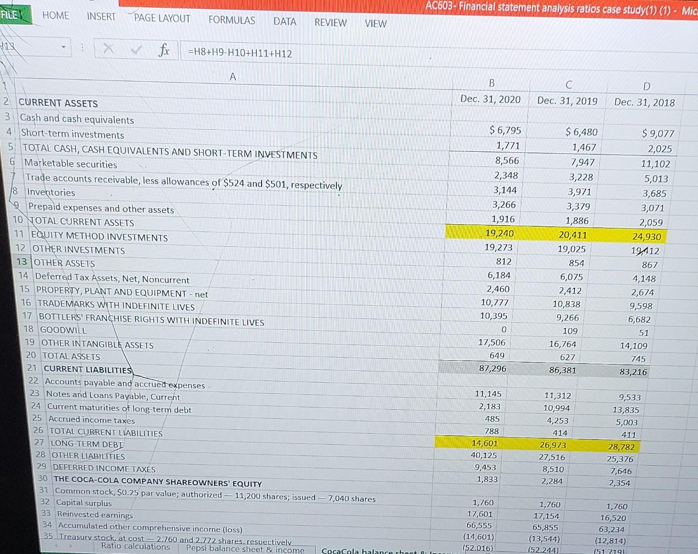 Data Selected Financial Data 4 For years ended December 31 For years