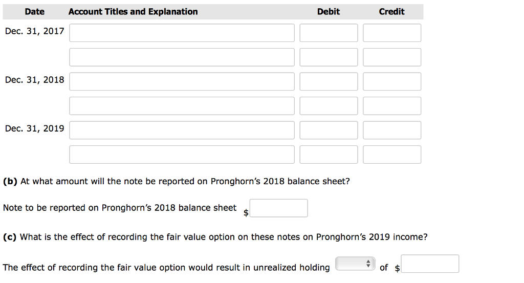 Exercise 14-19 Pronghorn Company commonly issues long-term notes payable to its various