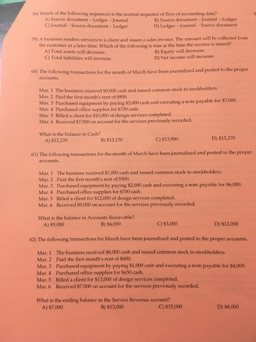 business. 4) Financial accounting focuses on information for decision makers outside of