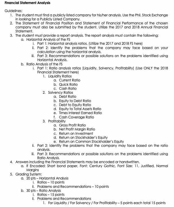 FINANCIAL STATEMENT ANALYSIS. PLEASE START ON NUMBER 3 (A. HORIZONTAL ANALYSIS -