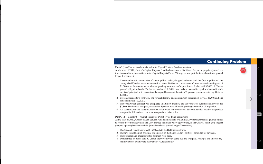 Additional parts of this problem are at the end of Chapters 5