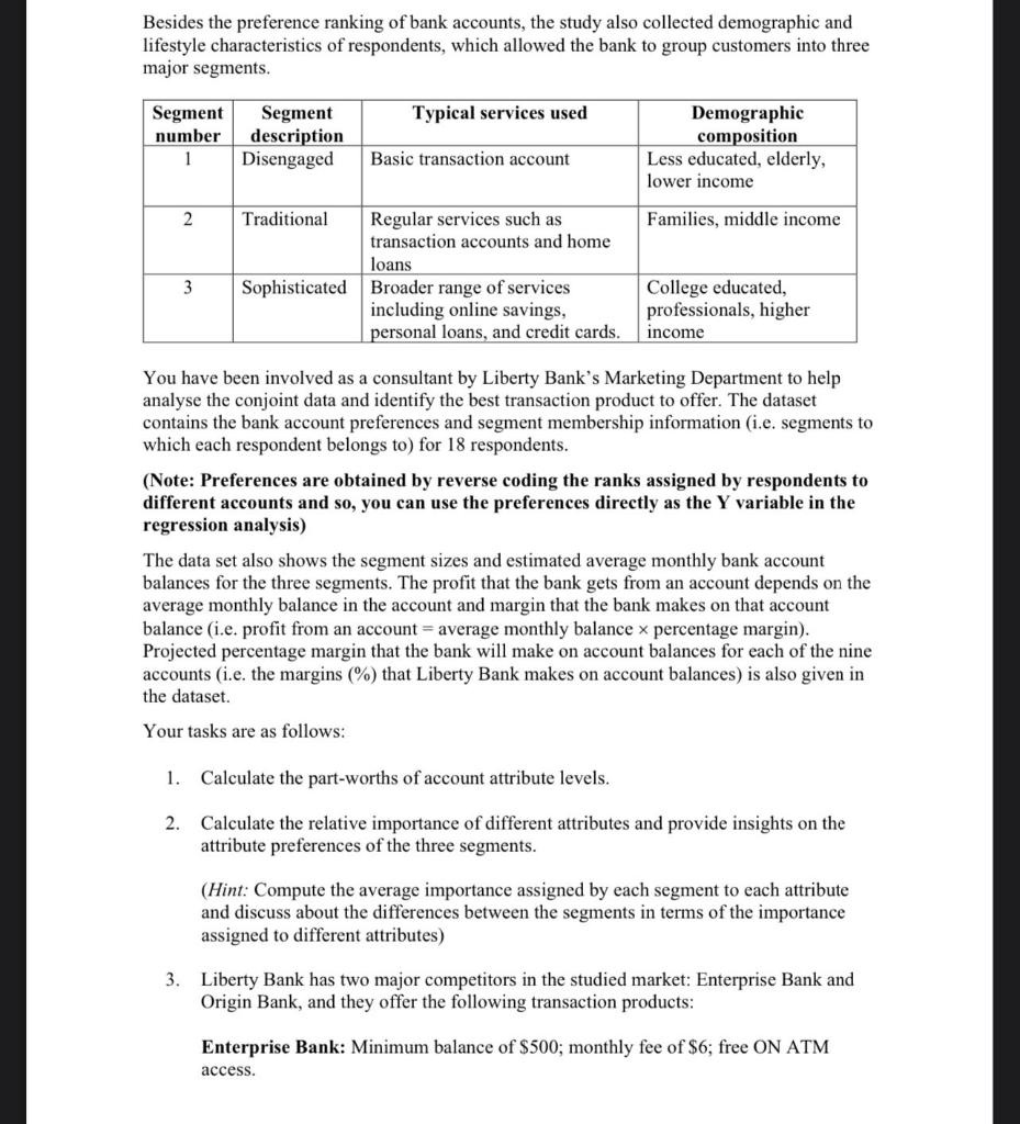 This assignment is based on real-world data from a banking transaction account