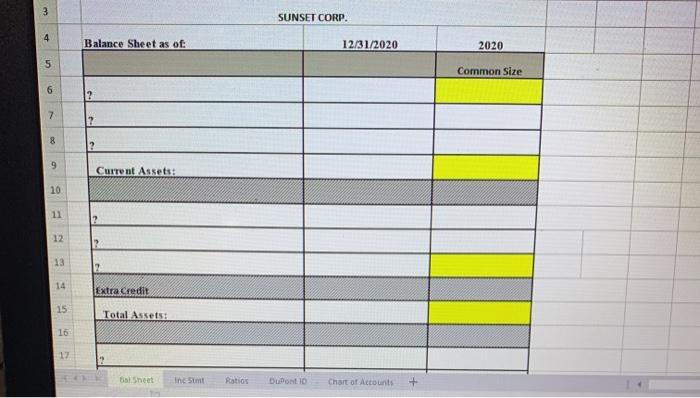 Could you please help me to complete financial statement which consists of