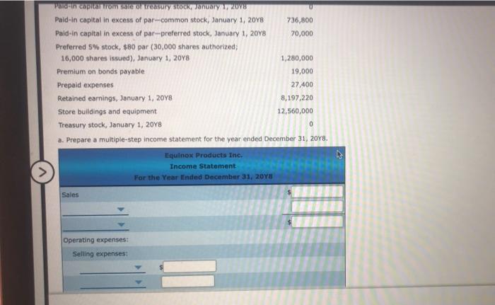 31, 2018, had been posted including the transactions recorded in part (1)