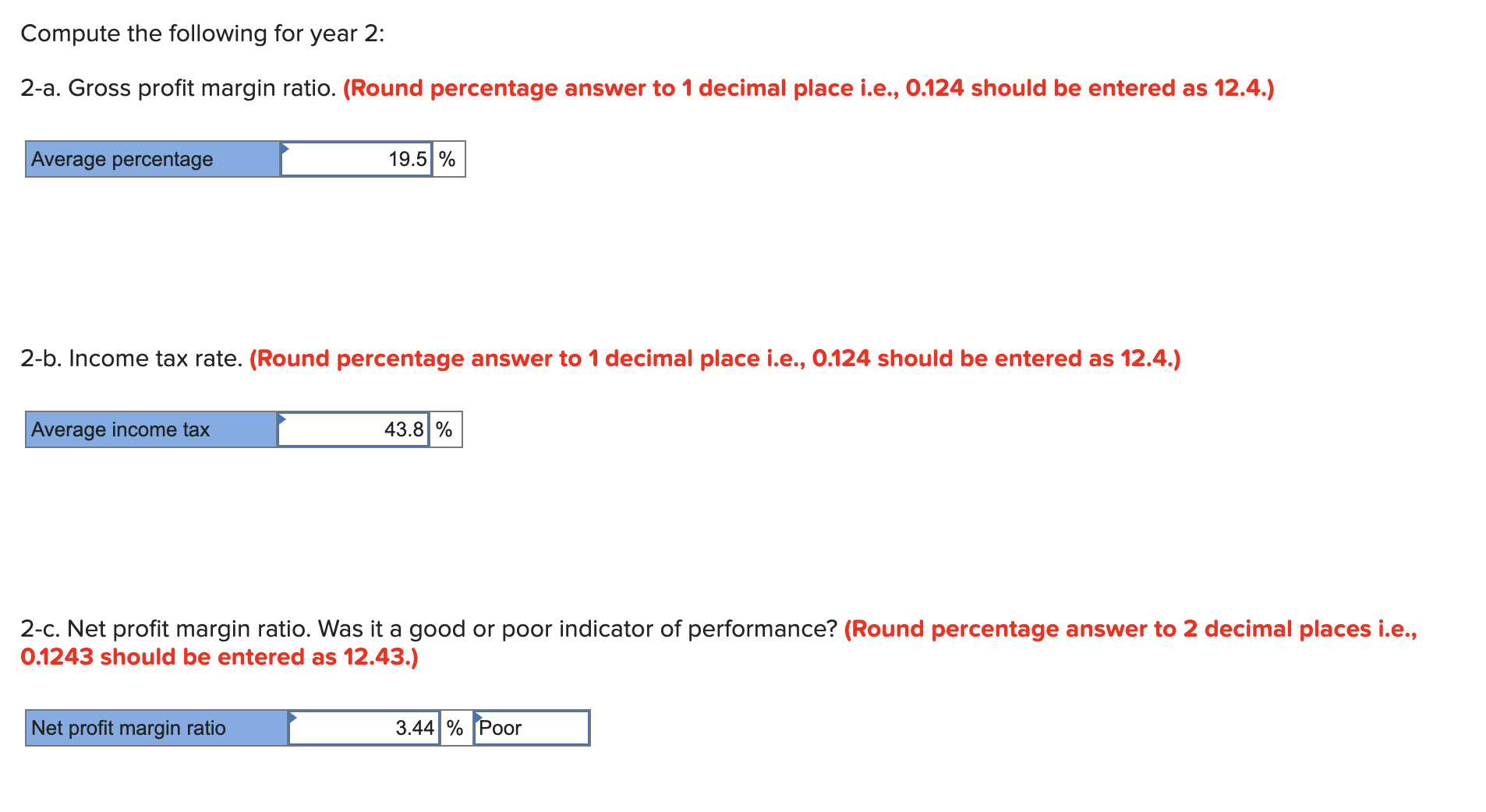 financial statements prepared at December 31, year 2, for Goldfish Company showed