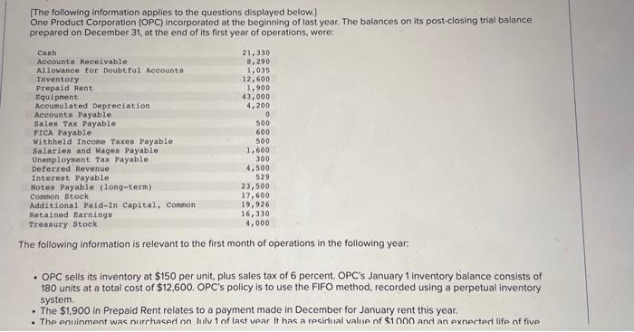 Can someone please help complete the general journal. I only have a