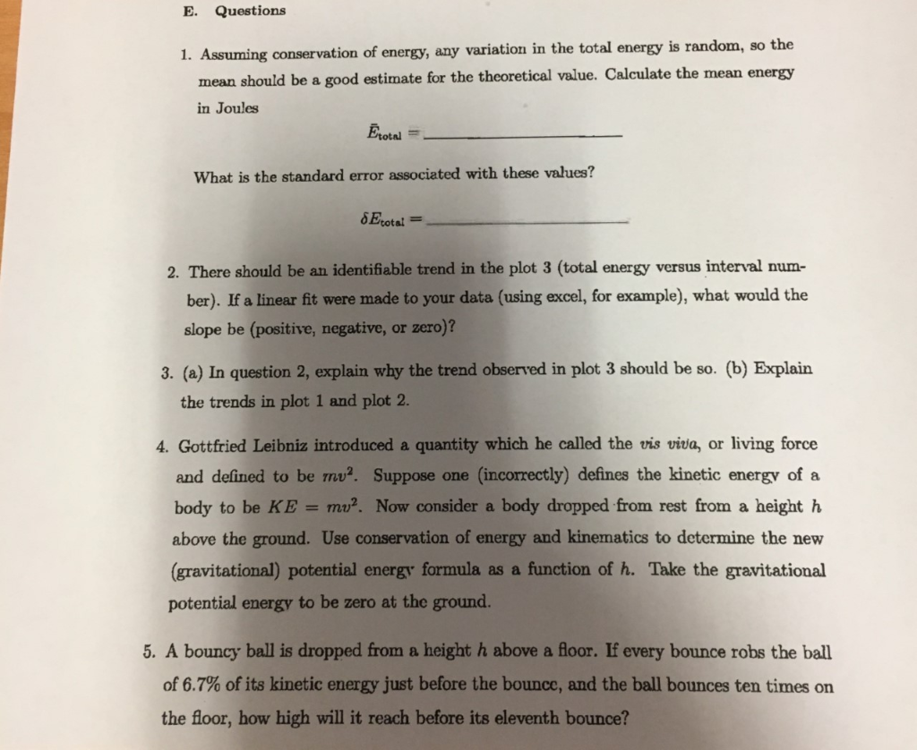 constancy. A. Formulas (22) KE = mv? U, = mgy (23) where