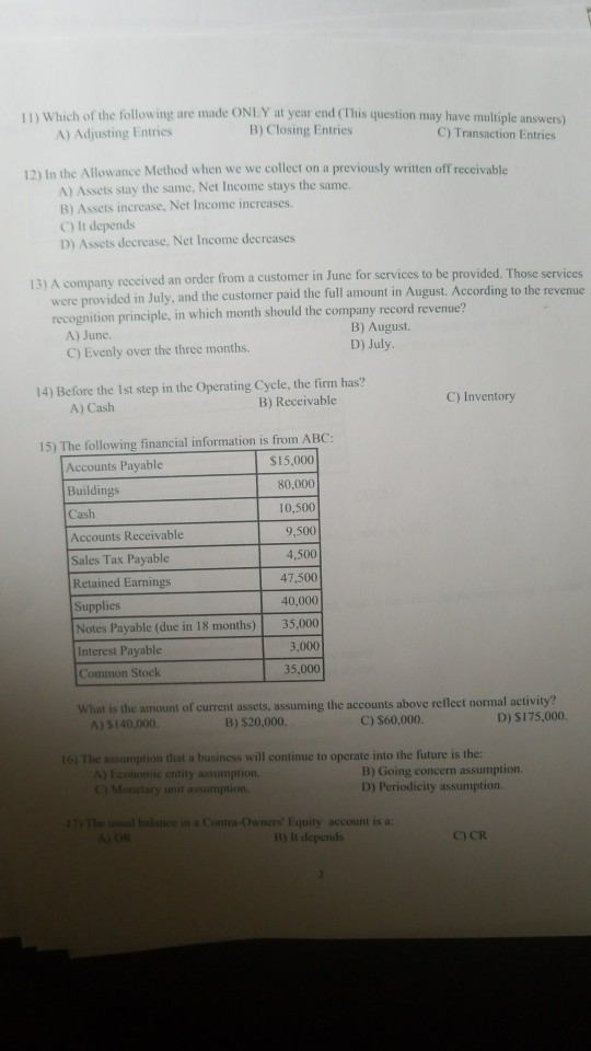 ls it possible to make an entry which changes only one account?