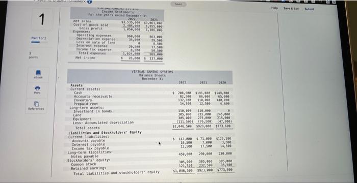 1 as the base year. Woth if the percenemge inctease or decteate