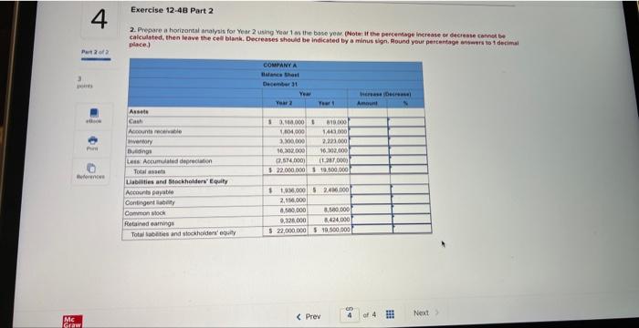 cannok be calculated, then leave the cell blank. Decreases should be indicaled