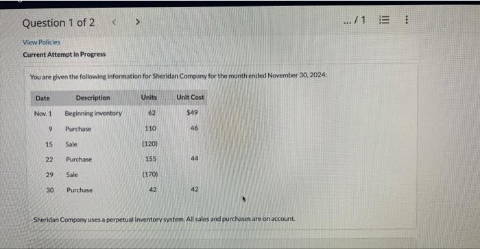  use the either method fifo or weighted avg Viaw Posicles Current