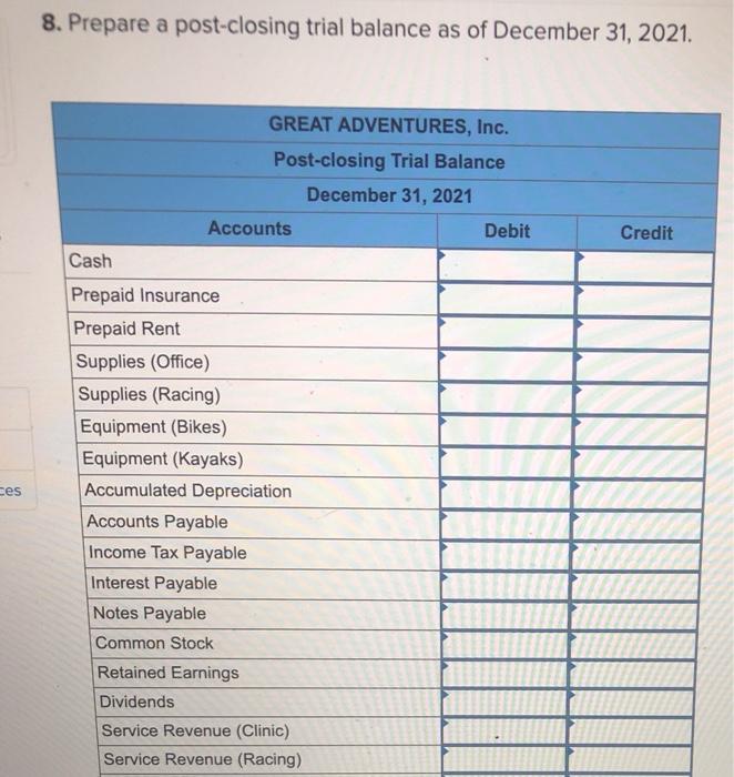 Upon developing a customer base, they'll hold their first adventure races. These