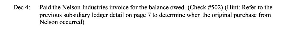 Purchased equipment costing $15,608 by taking out a 4-month installment note with