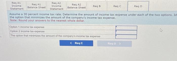 higher bonus. Note: Round your answers to the nearest whole dollar. Negative