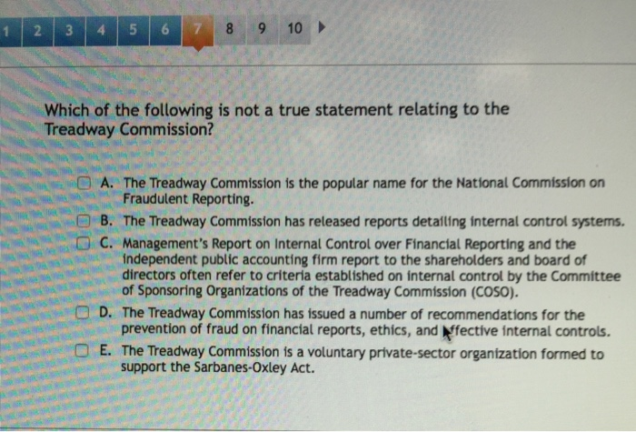  12 3 4 5 6 7 8 9 10 Which of