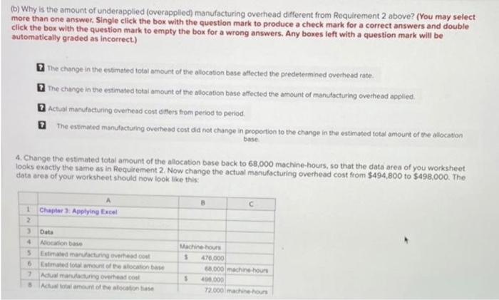 2 3 Data 4 Alocation base 5 Estimated manufacturing overhead cost 5