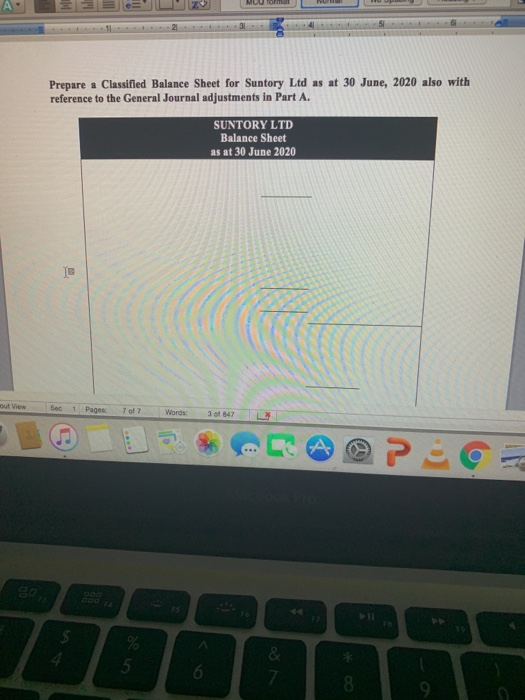 in Part A; The Share Capital account of Suntory Ltd. represents: January