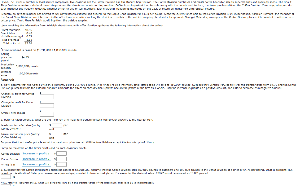 PLEASE HELP ME ANSWER THIS QUESTION BEFORE 8PM PLEASE!! Oriole, Inc.,