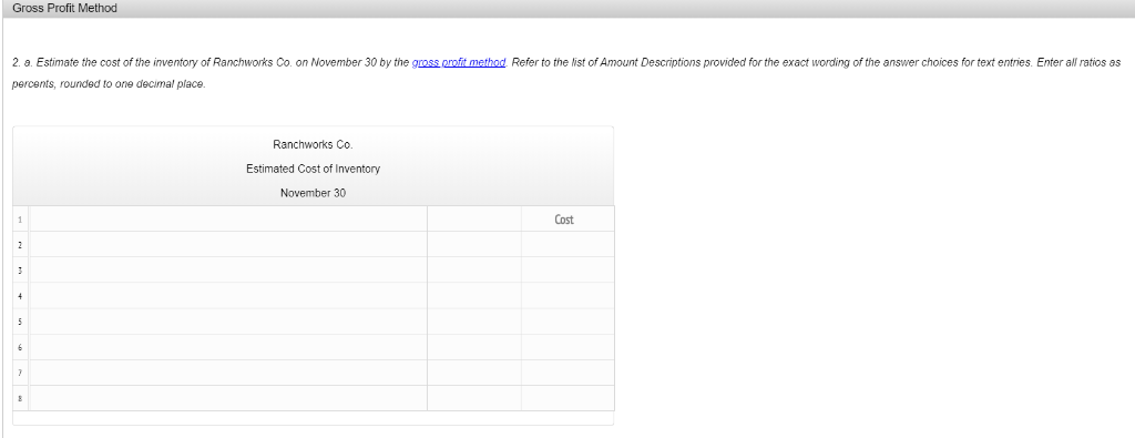 for Celebrity Tan Co. and Ranchworks Co. are as follows: Cost Retail