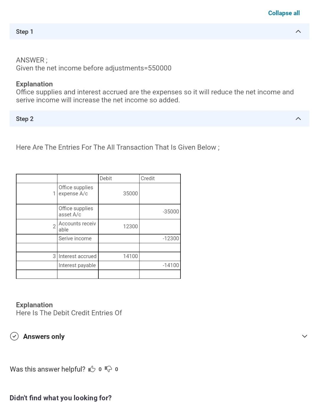 also I want the net income 6. Before any month-end adjustments are