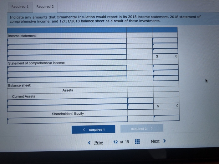 000 of American Instruments common stock. Sep. 30 Received a $15,400 dividend